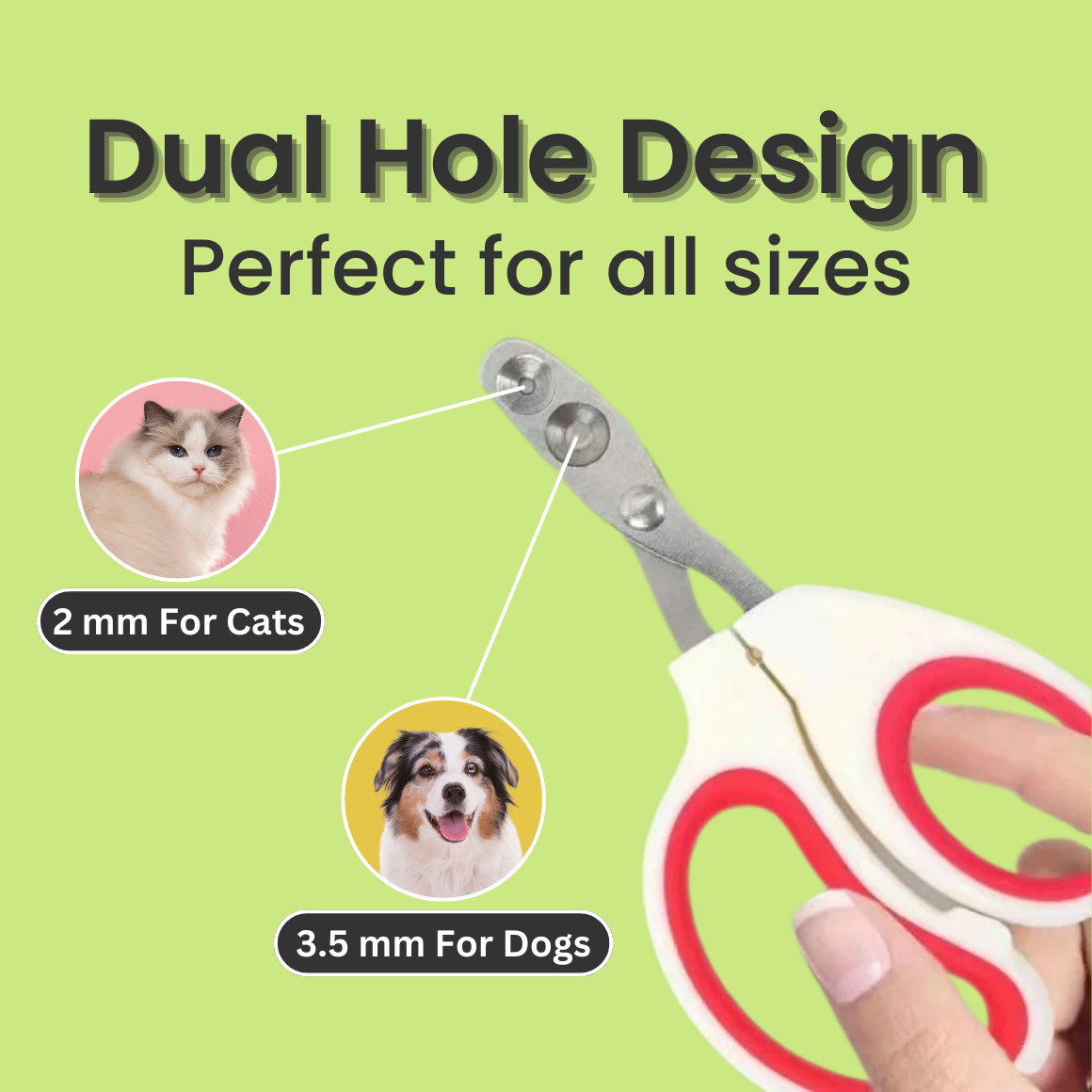 Dual Pet Nail Clippers